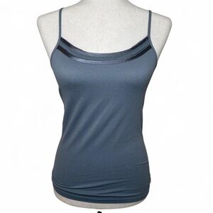 Women's Grey Spaghetti Strap Tank Top